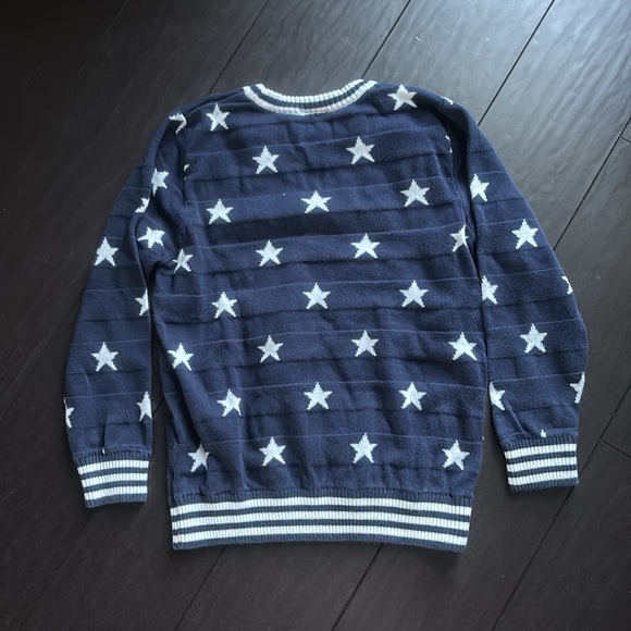 Hanna Andersson Stars & Stripes Sweater size 120 (6/7) EUC - Picture 4 of 4
